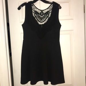 Black cocktail dress